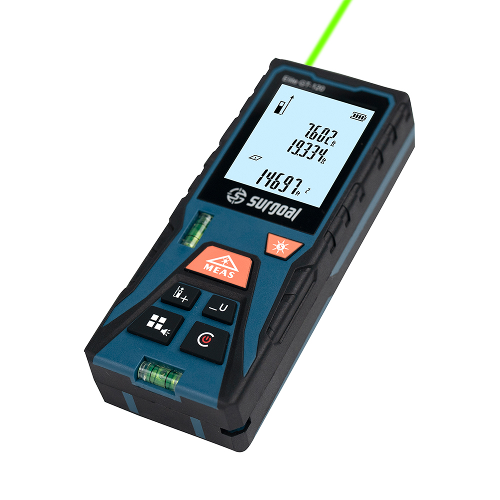 Industrial Laser Rangefinder - Pengukur Jarak Laser Hijau 120m dengan