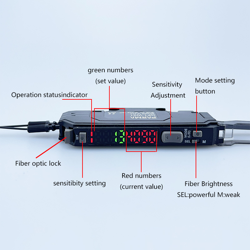Penguat Sensor Serat Optik PAR - Industrial Laser Distance Sensor ulasan dan harga