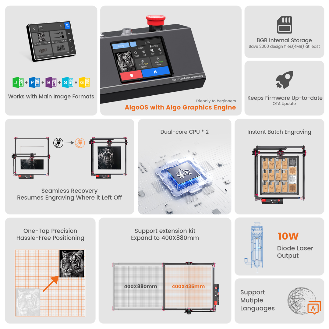 AlgoOS KIT pemotong pengukir L - Industrial Laser Removal ulasan dan harga