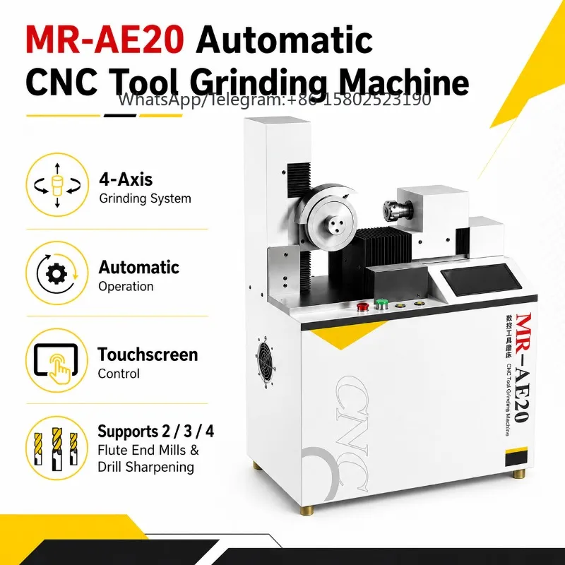 Mesin Asah Mata Bor CNC MR-AE2 - Cnc Milling Machine ulasan dan harga