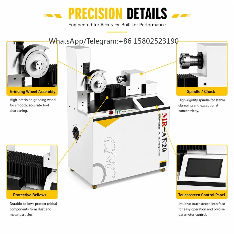 Mesin Asah Mata Bor CNC MR-AE2 - Cnc Milling Machine ulasan dan harga