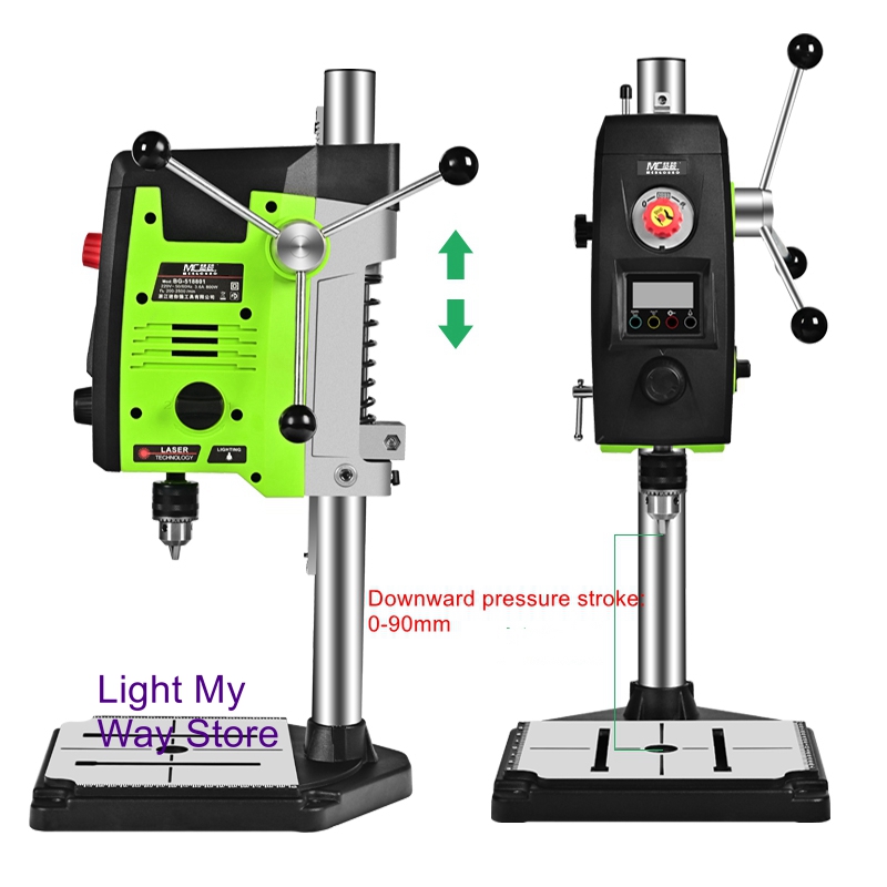 Bor meja kuat Mini, mesin bor  - Industrial Laser Drill ulasan dan harga
