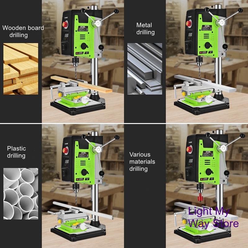 Bor meja kuat Mini, mesin bor  - Industrial Laser Drill ulasan dan harga