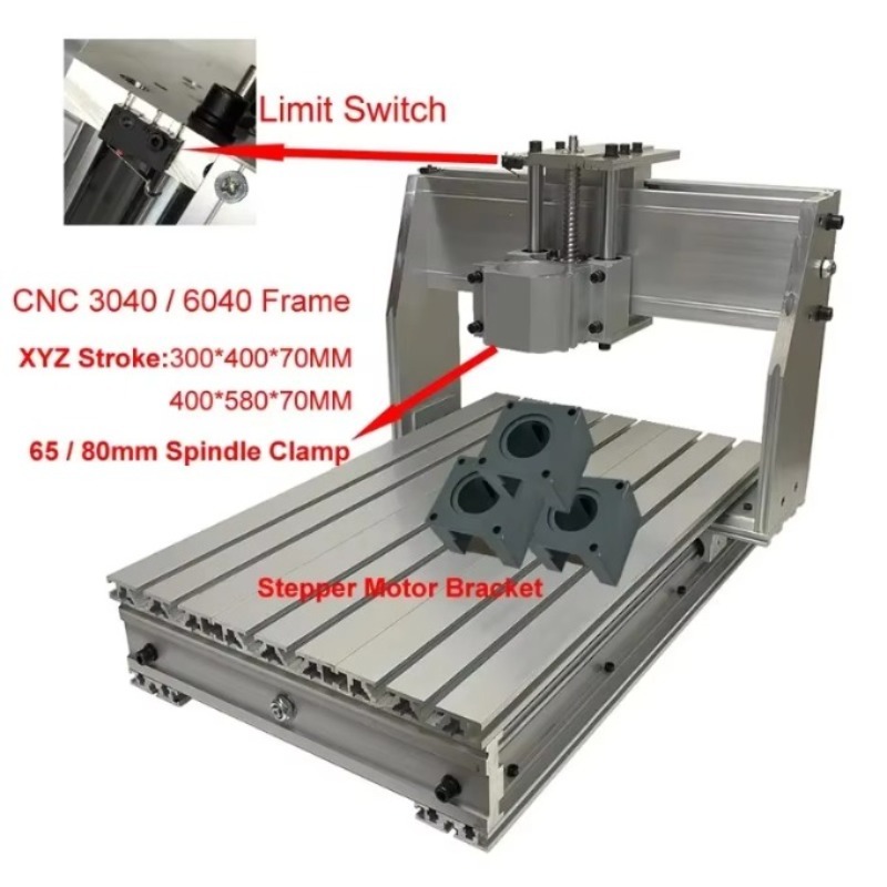 Kit Rangka CNC Aluminium 3040  - Cnc Milling Machine ulasan dan harga