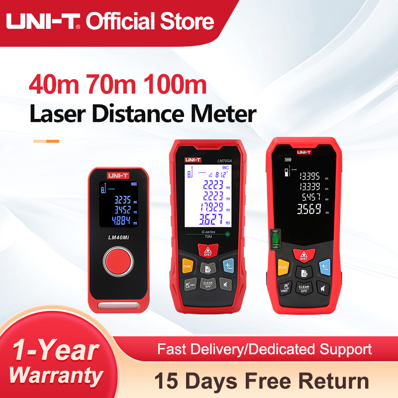 UNI-T Pengukur Jarak Laser 40m - Industrial Laser Distance Sensor ulasan dan harga